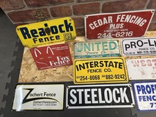 Vintage Fence Sign In Original Advertising Signs (1930-1969) for