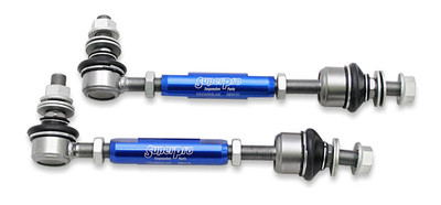 Superpro Fits 2003 Lexus GX470 Base Rear HD Adjustable End Link Set - 12mm Studs