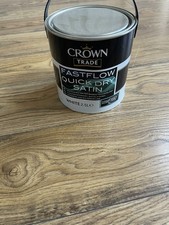 Crown Fast Flow Satinwood White 2.5 Litres