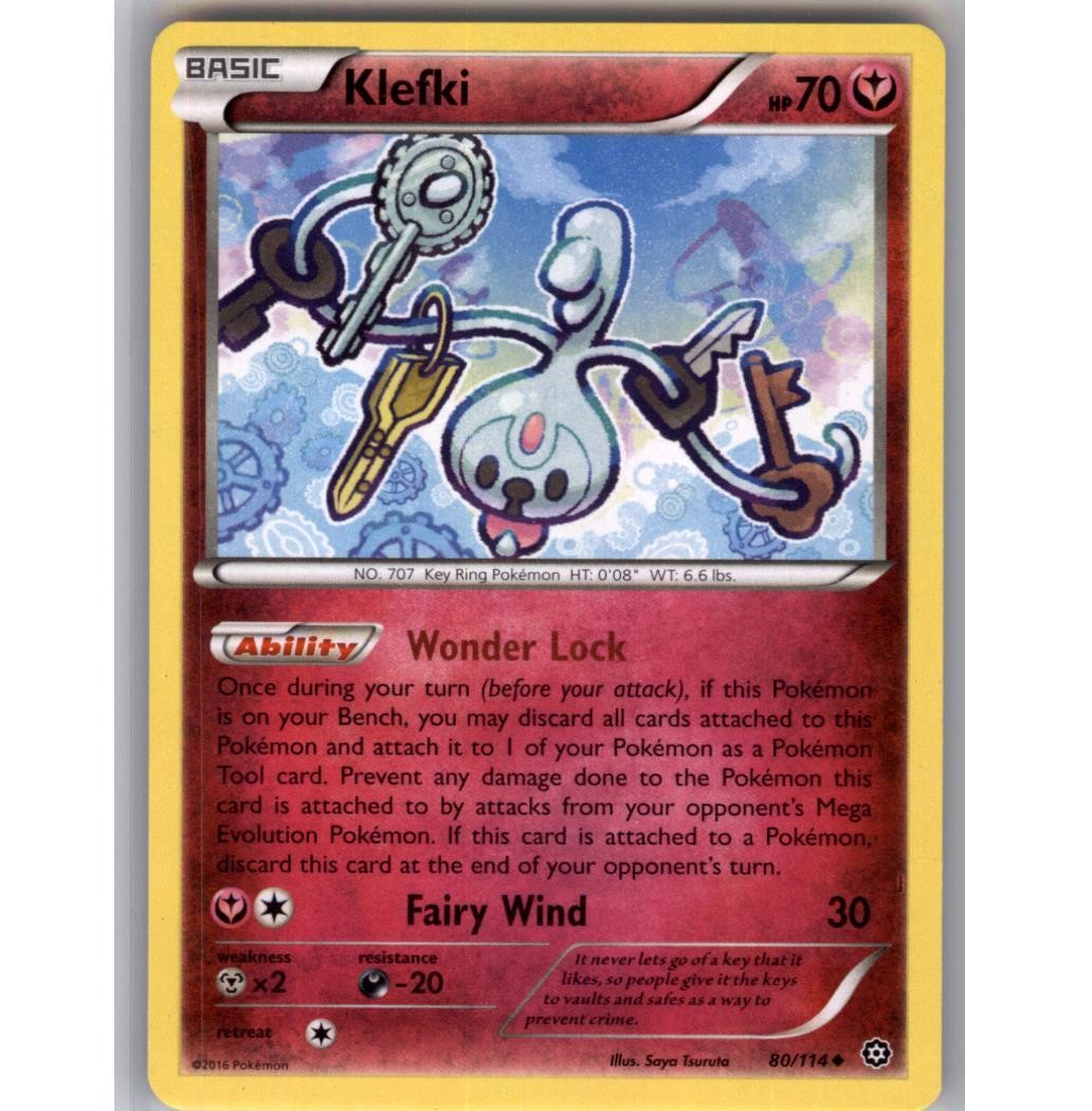 Klefki Regular Uncommon XY - Steam Siege 80/114 NM