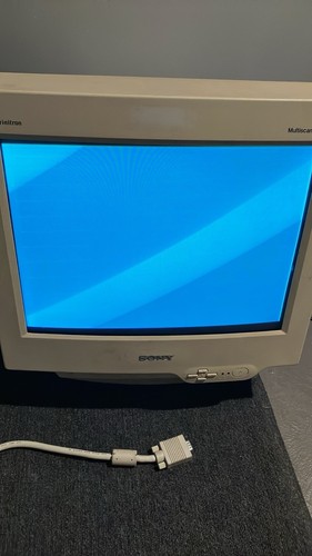 Vintage Sony Trinitron Multiscan 17sf Monitor CPD-17sf1 - 第 1/8 張圖片