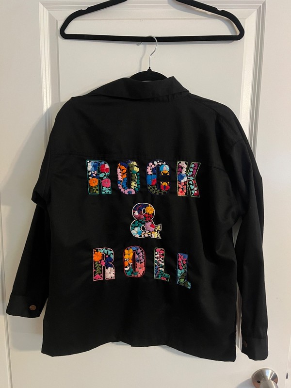 Mi Tribu Primavera Collection Embroidered Jacket Size Small Hand Made in Mexico