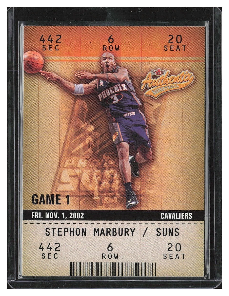 Fleer Stephon Marbury Basketball 2002-03 Season Sports Trading