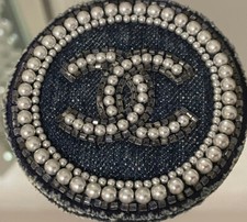 CHANEL PATCH Perlen Brosche  Rarität