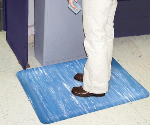 2' x 3' 9/16'' Thick Marbleized Industrial Mats Anti Fatigue Matting. - Picture 2 of 2
