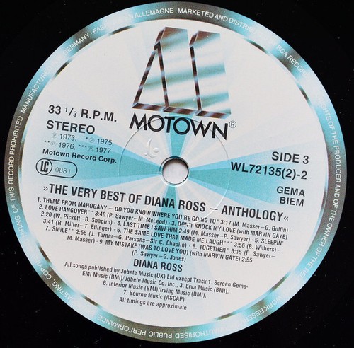 Diana Ross - The Very Best Of Diana Ross - Anthology (2xLP, Comp) - Bild 7 von 7