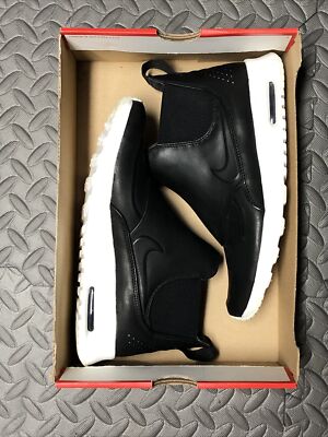 Nike Air Max Thea Boot Women's Size 9 Mid Black Leather 859550-001