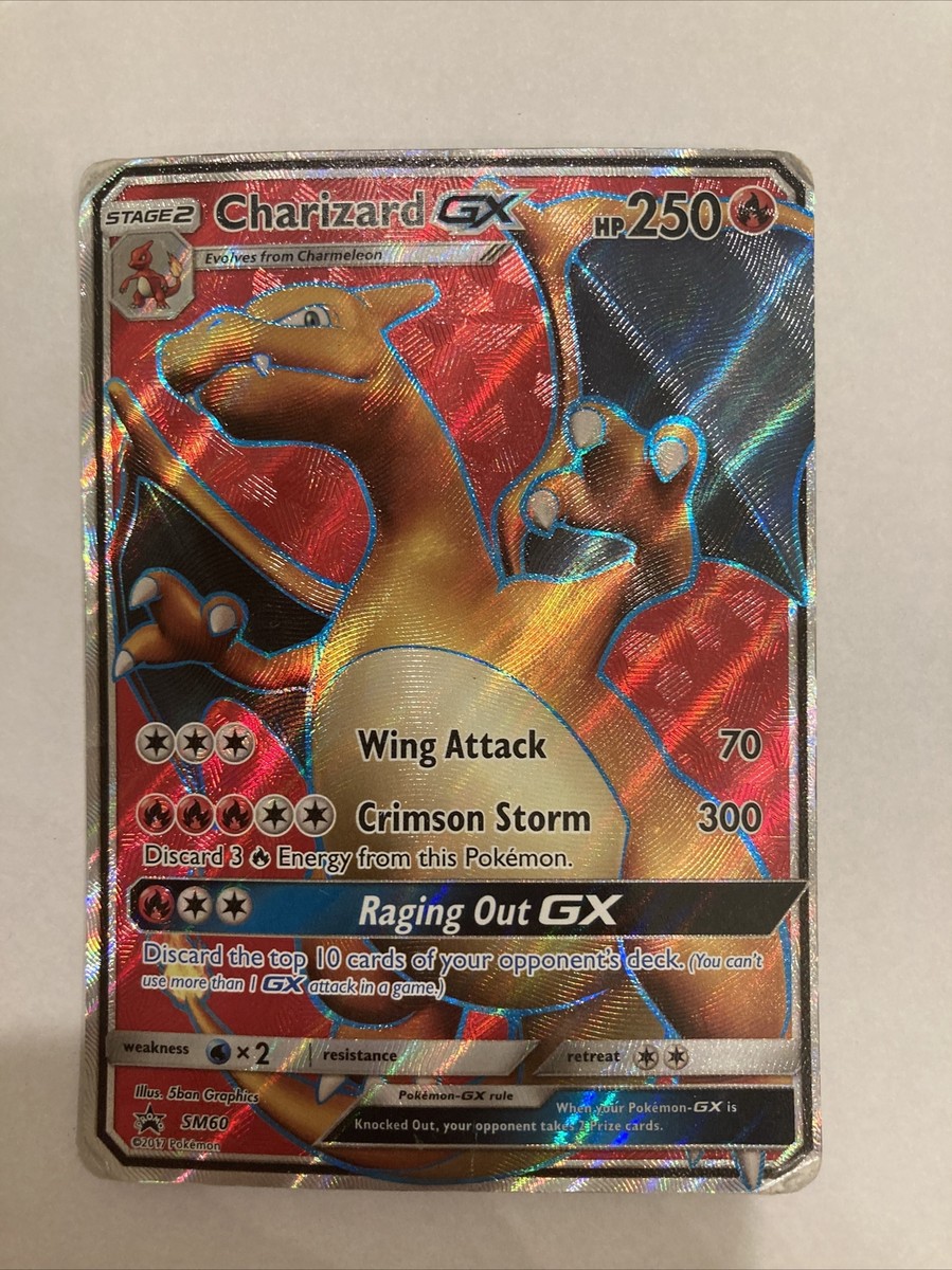 Charizard GX SM60 FULL ART RARE SM Burning Shadows Promo Pokemon