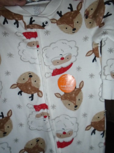 Just One You -CARTER'S 6 Months Baby SANTA Holiday Sleep N' Play & CAP Set NEW - Picture 9 of 12