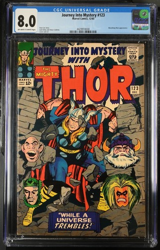 Journey Into Mystery #123 - Marvel Comics 1965 CGC 8.0 Absorbing Man Auftritt.