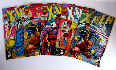 X-MEN #1 (Marvel, 1991) Complete Set of all 5 Covers A B C D & E