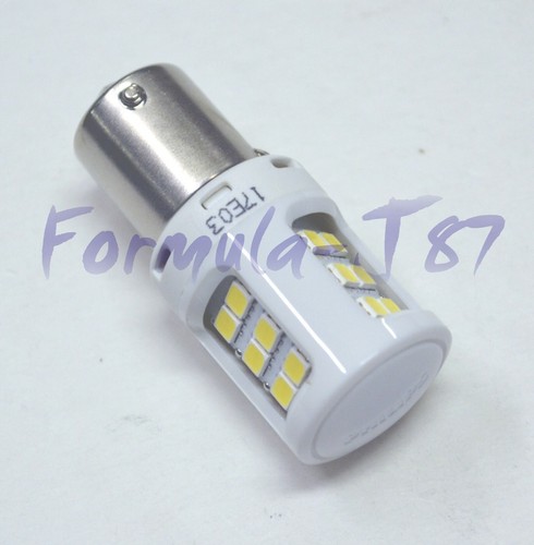Philips Ultinon LED Light 1156 Red Two Bulbs Stop Brake Rear Replace Upgrade EO - Picture 5 of 12