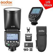US Godox V1Pro-C 2.4 TTL HSS Round Head Flash Speedlite Xpro-C Trigger For Canon