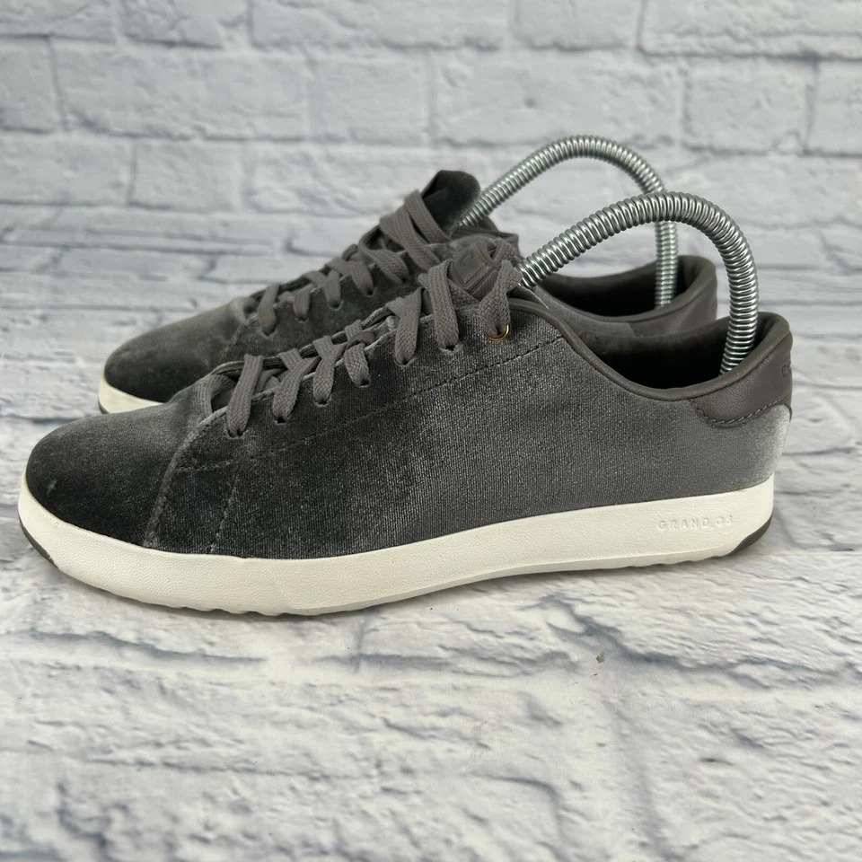 Zapatos para caminar Cole Haan Grand Pro de gamuza para hombre talla 8 B terciopelo cómodos informales con cordones Foto 4 de 4