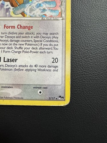 Deoxys Delta Species 2/17 POP Series 4 Holo Pokemon Card - Picture 2 of 8