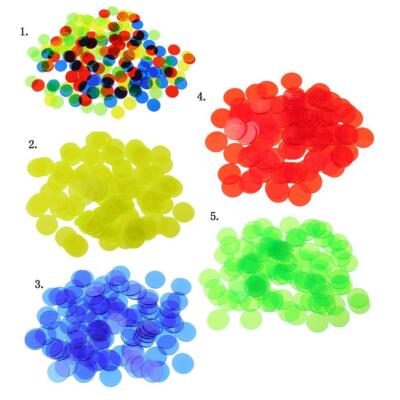100 Stück Zählen Bingo Chips Marker für Bingo Spielkarten