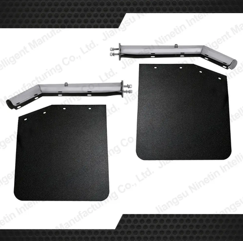 Stainless Steel Semi Truck Mud Flaps Hanger 27 Inch Mirror Polished - Picture 2 of 6