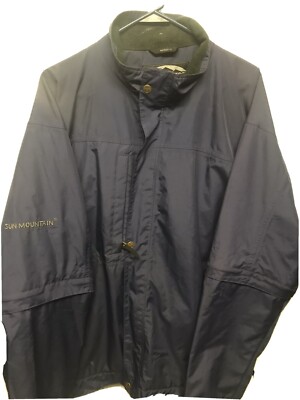 Golf Nimbus Sun Mountain Rain Wear Jacket Long Or Short Sleeve Mens XL Navy  Blue