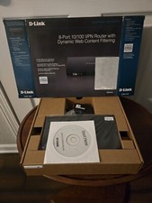 D-Link DSR-150 8 Port 10/100 VPN Router With Dynamic Web Content Filtering