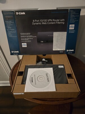 D-Link DSR-150 8 Port 10/100 VPN Router With Dynamic Web Content Filtering 