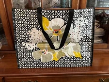 Vera Bradley Dogwood Floral Eco-Friendly Recycled Reusable Tote Shopping Bag