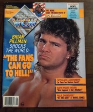 WCW Magazine January 1993 SHANE DOUGLAS & DUSTIN RHODES AUTOGRAPHS Free Shipping