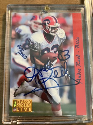 1993 Classic Pro Line Andre Reed Autograph | eBay