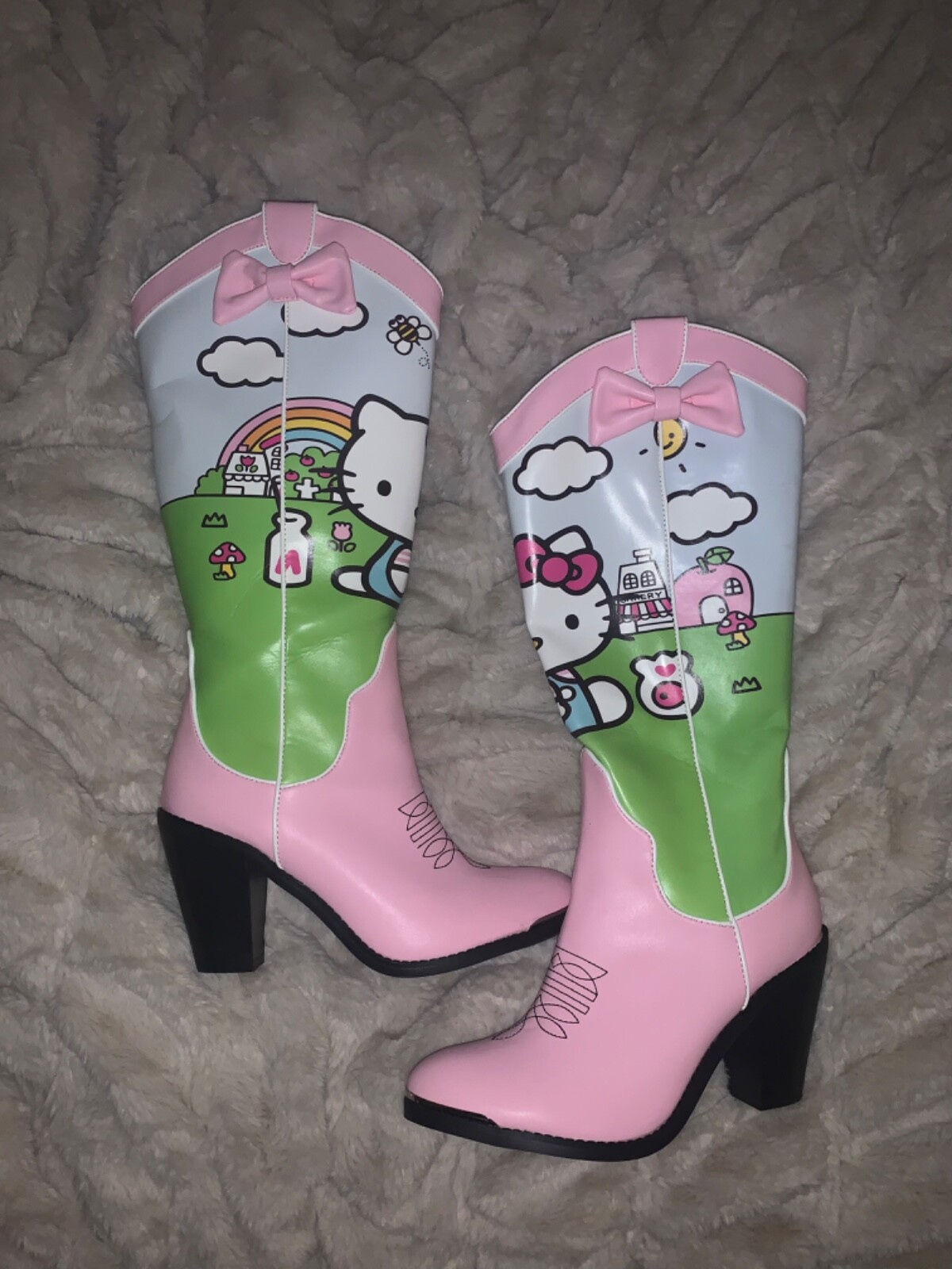 Dolls Kill Hello Kitty Cowboy boots UK 