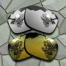 US Silver&Golden Lenses Replacement For-Oakley Holbrook Mix Polarized