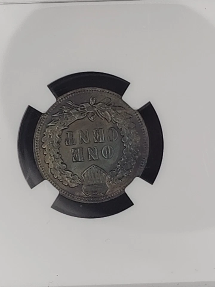 1907 Indian Head Copper One Brown 1C - NGC Unc Details - Image 4 of 4
