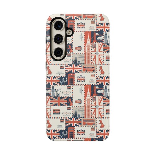 British Icons Phone Case - Union Jack, Big Ben, British Flag, London, Wrap Print - Picture 136 of 177