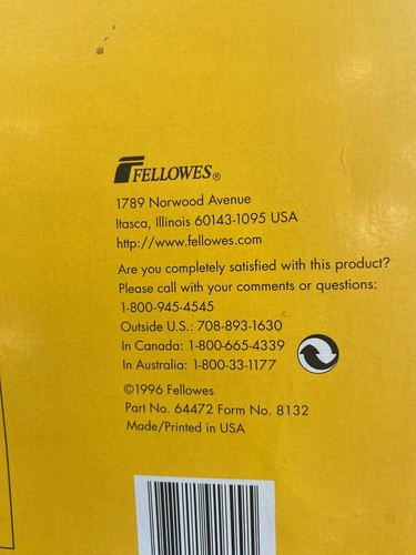 Vtg Fellowes Computerware Premium Glare Filter 14"/15" 91899, Open Box - Picture 4 of 6