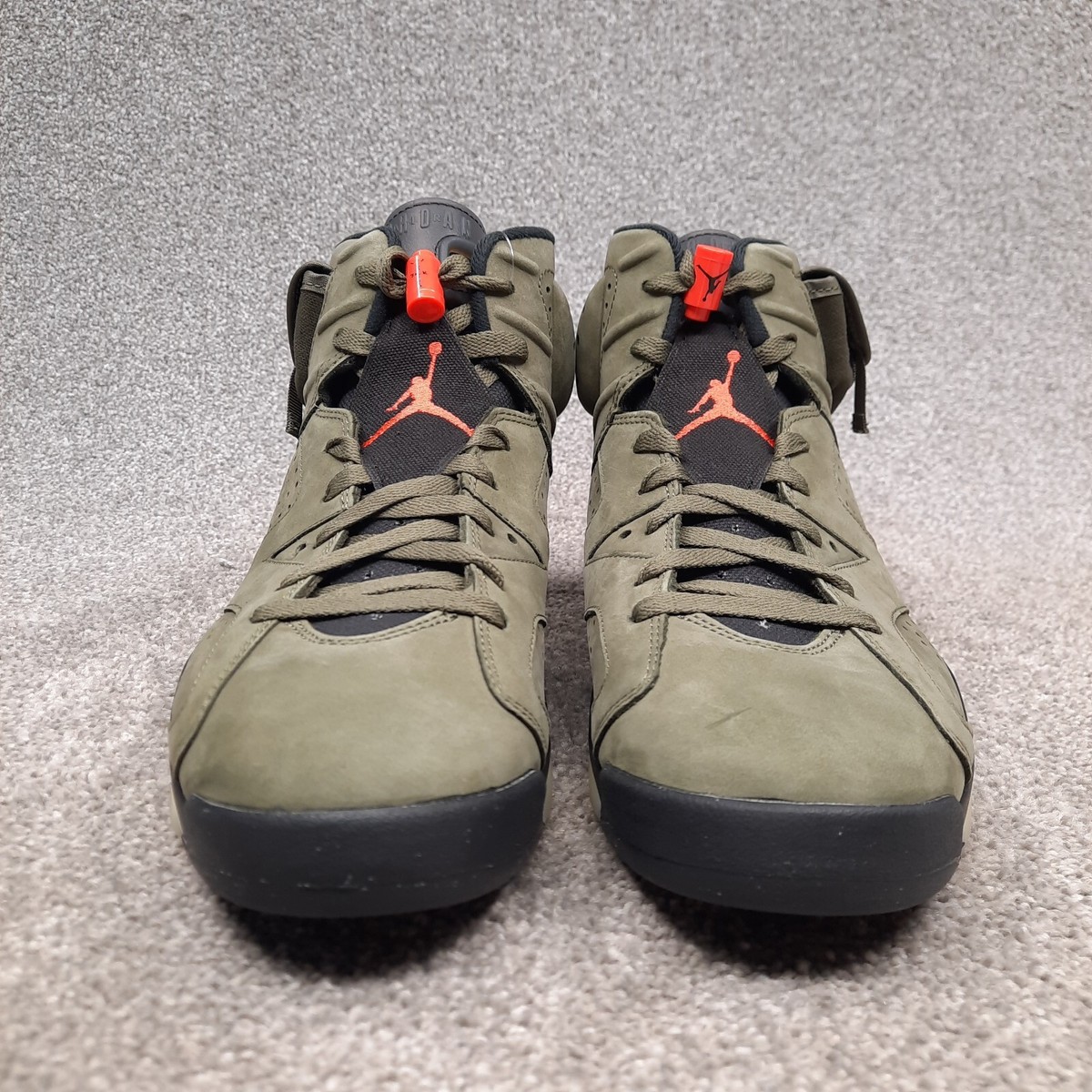 Nike Air Jordan 6 Retro Travis Scott Medium Olive Green Men Size