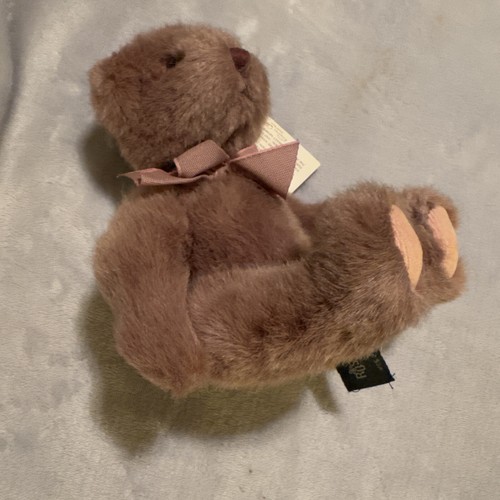 Russ Berrie Purple Bear from the Past Plush Teddy Stuffed Animal Toy small 7” - Picture 3 of 7
