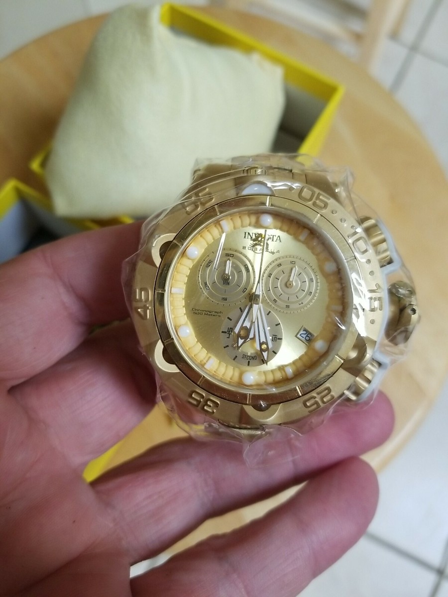Invicta Subaqua Noma V 27677 Men's Round Gold Tone Chronograph