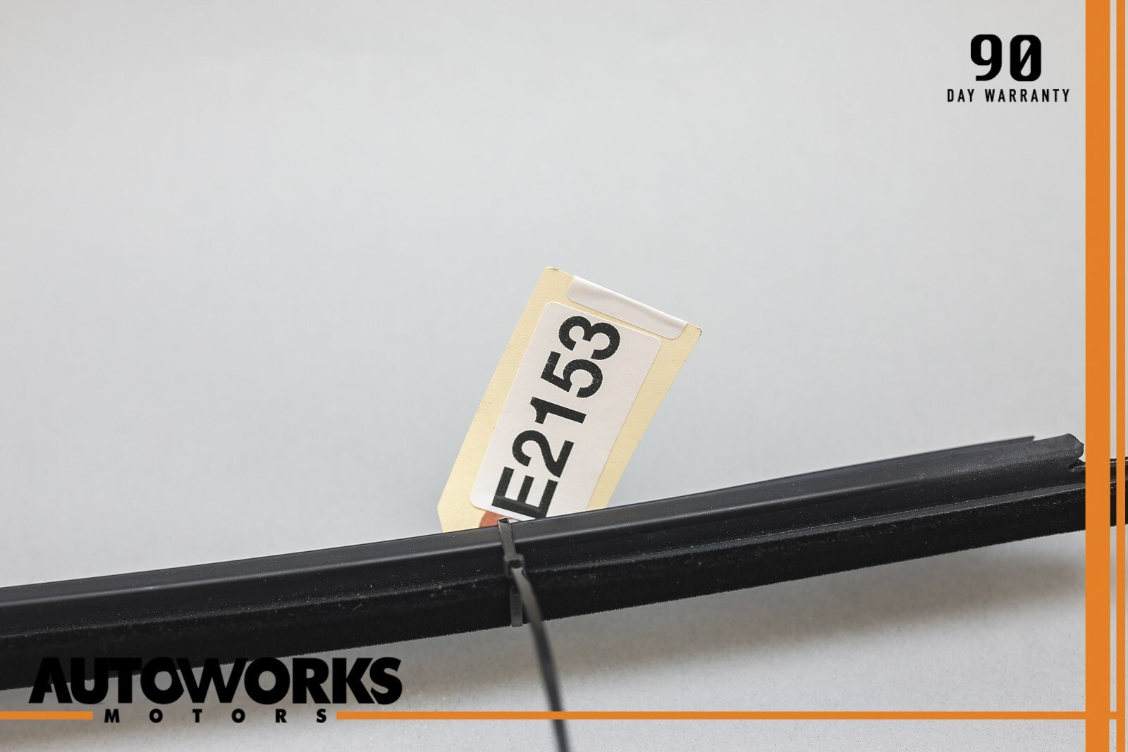 04-08 Maserati Quattroporte M139 Rear Left Side Door Window Molding Seal OEM