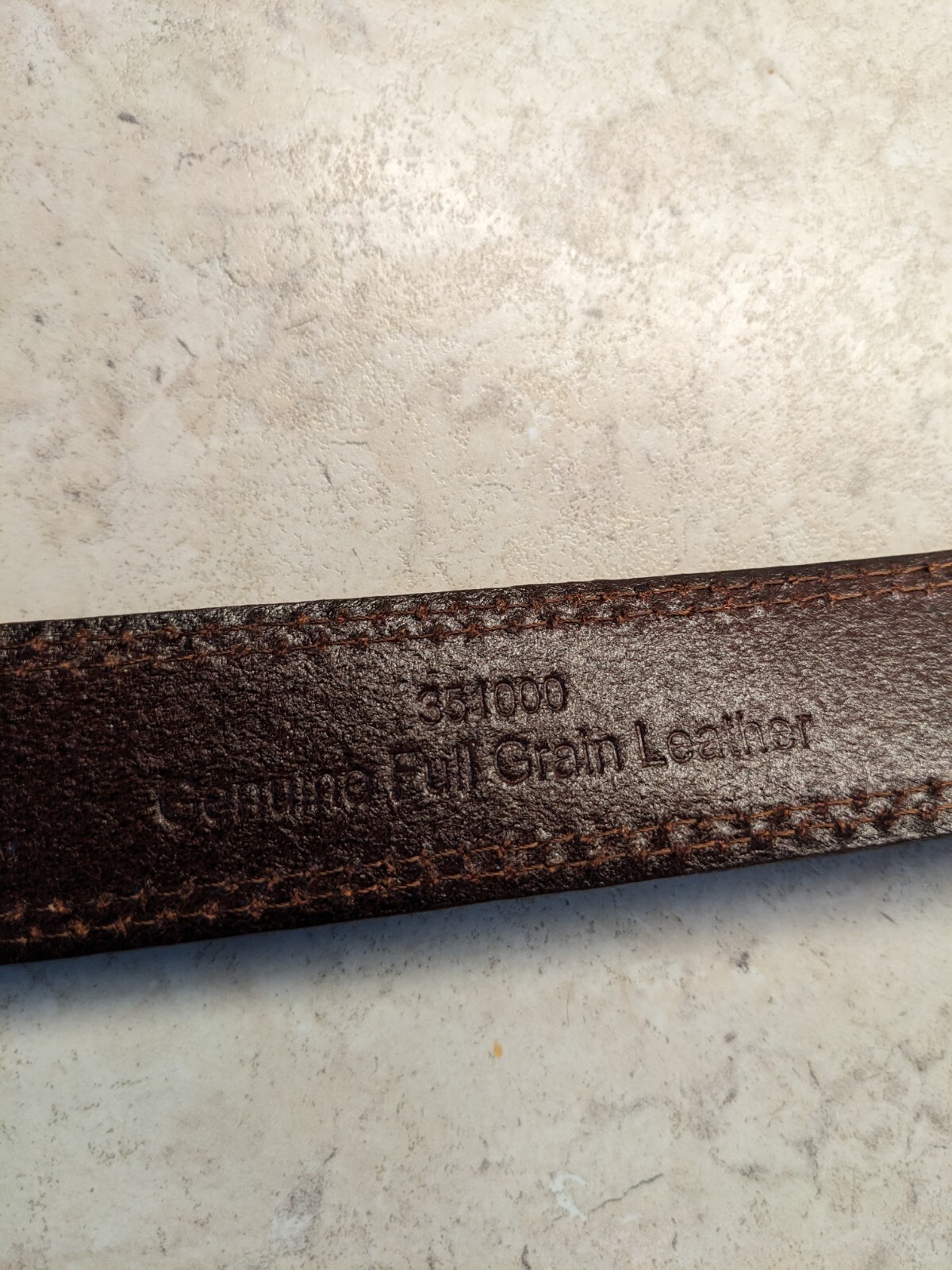Denby Dale Art Folding Sequence 2017 Deep Red Belt and Buckle Men's 36 Leather image 6