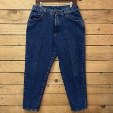 Vintage 90s Lee Riders Stone Washed Jeans Union USA 30X28 High Waist Mom Jeans