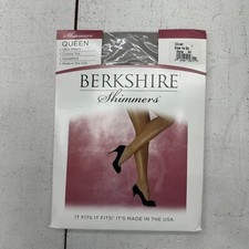 Berkshire Silver Ultra Sheer Control Top Pantyhose Womens Plus Size 1x-2x NEW