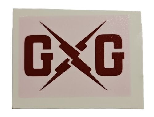 Guerrilla Gravity - OEM Frame Decal - Mtn Bike - "GG Logo" 2" X 1.5", Oxblood - Picture 1 of 4