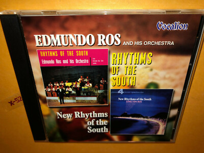 Edmundo Ros CD Rhythms of the South and New Rhythm double album  24 hits