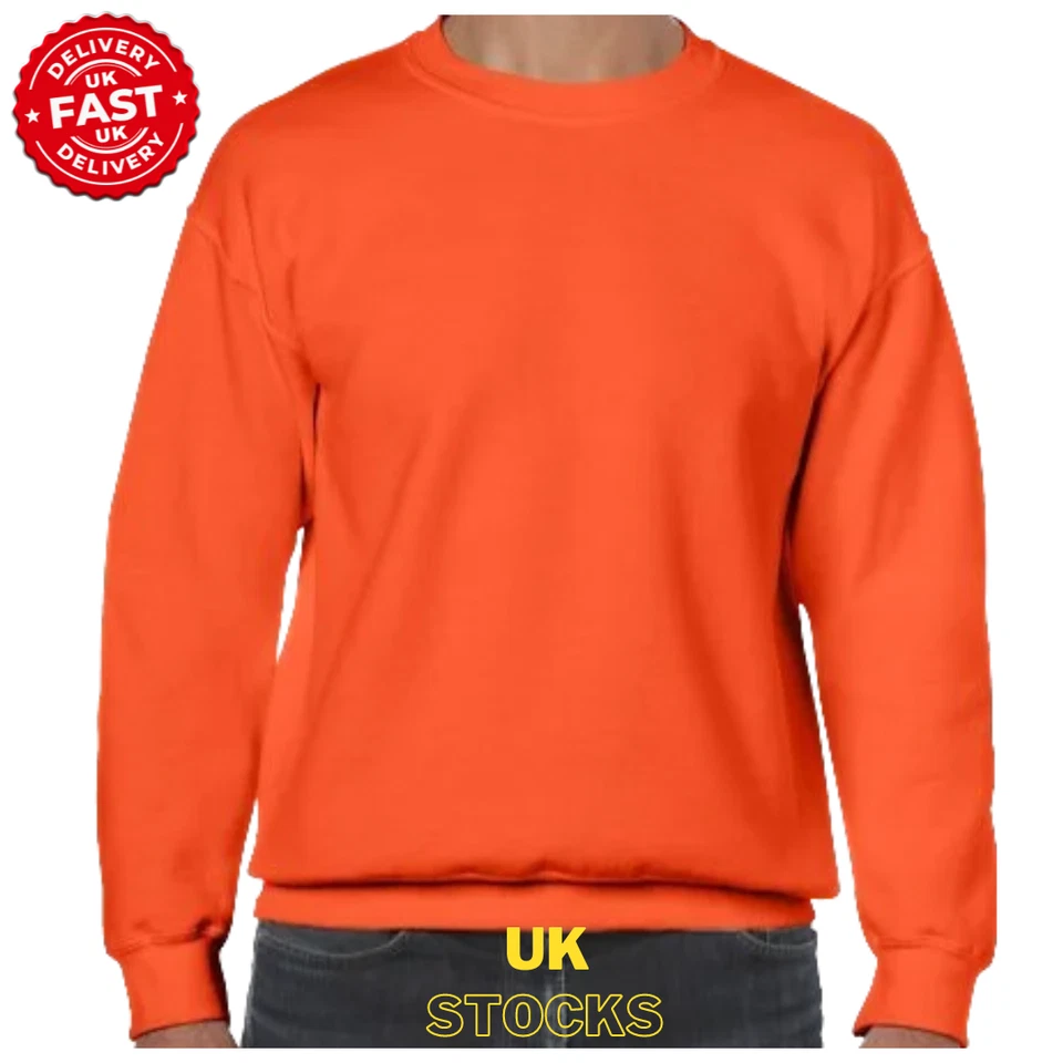 Sudadera para hombre mezcla pesada cuello redondo lisa jumper informal alta calidad Foto 4 de 4
