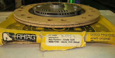 Disc Clutch Alfa Romeo Giulia Spider Duet Gt 1.3 10 Cave Textar DF2021