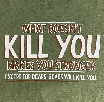 Funny Tee: Whatever Doesn t Kill You Makes You Stronger  Except For   *SALE*