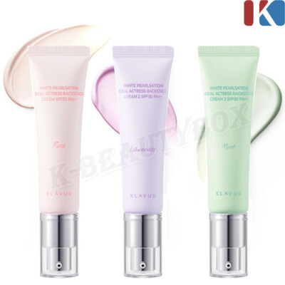 KLAVUU White Pearlsation Ideal Actress Backstage Cream 30g 3 Tone Up Cream NEW