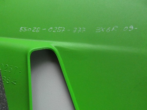 Verkleidung rechts unten grün 55028-0257-777 Kawasaki ZX6R 2009-2016 - Bild 3 von 3