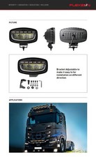 Luminária Tortuga LED Ovalada Negra o Blanca cor preto Luminária Tortuga LED Ovalada Negra o Blanca cor preto
