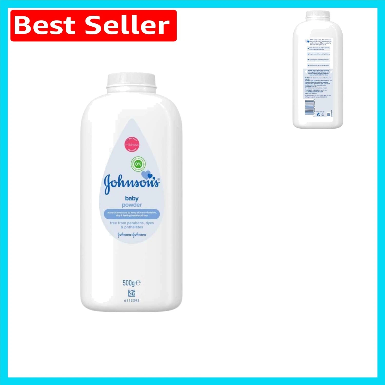 Johnson's Hypoallergenic Baby Powder 1500g Pack - Tender Care for Your Infant
Opens in a new window