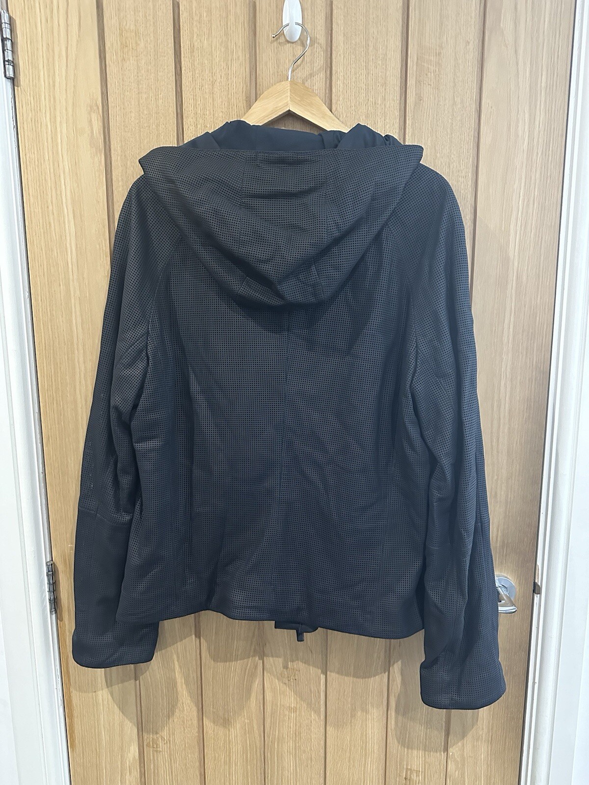 EMPORIO ARMANI Perforated Leather Jacket Size 56 GENUINE RRP £930 #R image 9