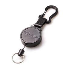 KEY-BAK MID6 Retractable Carabiner Keychain with 36" Retractable Cord 6 oz. R...